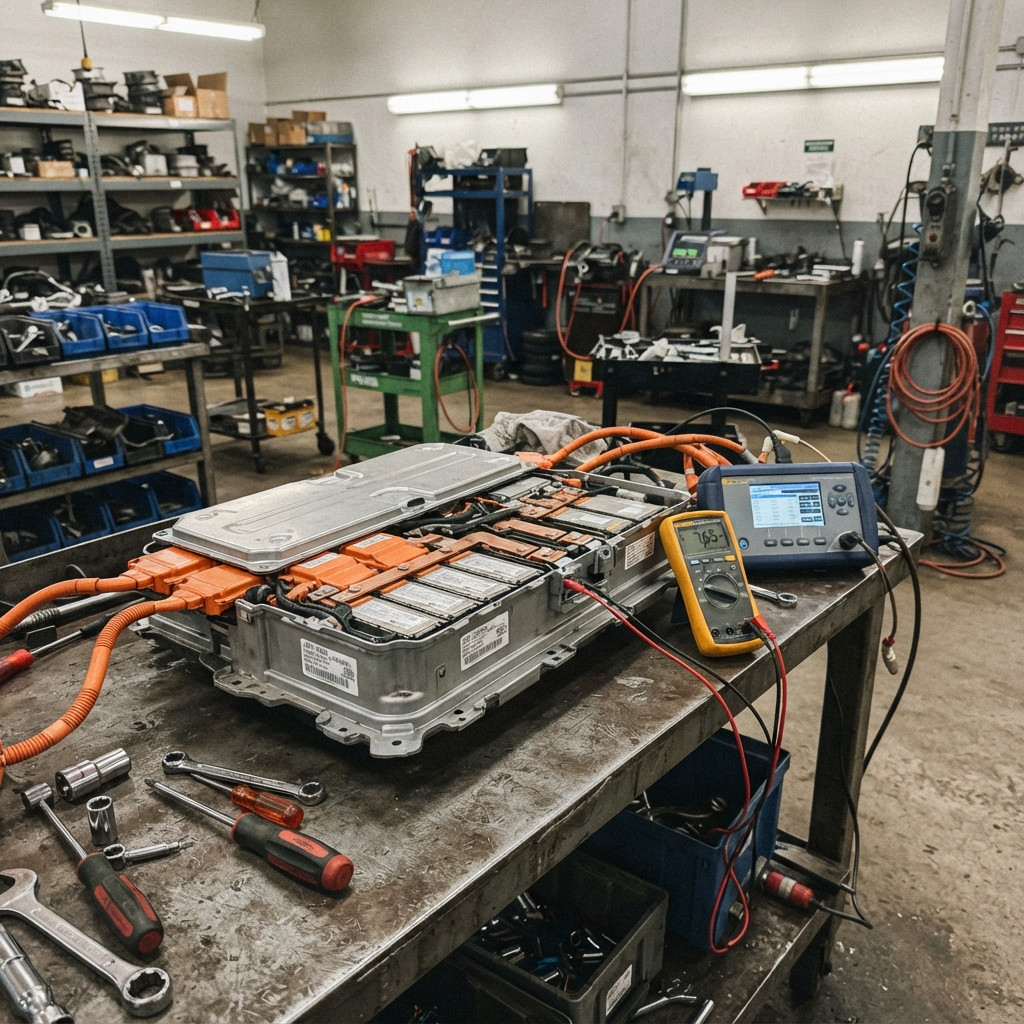 Hybrid battery repair in progress 202607050218