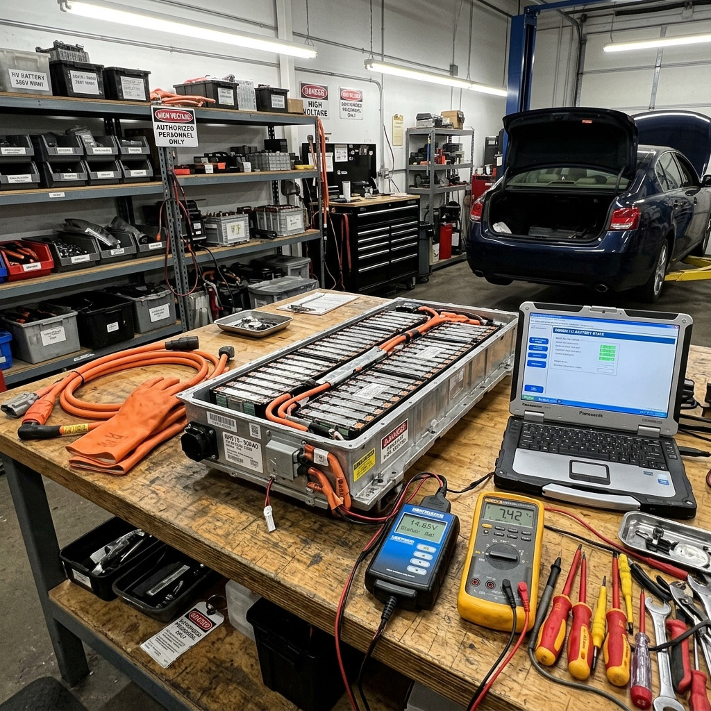Lexus GS 450h Hybrid Battery Diagnostics