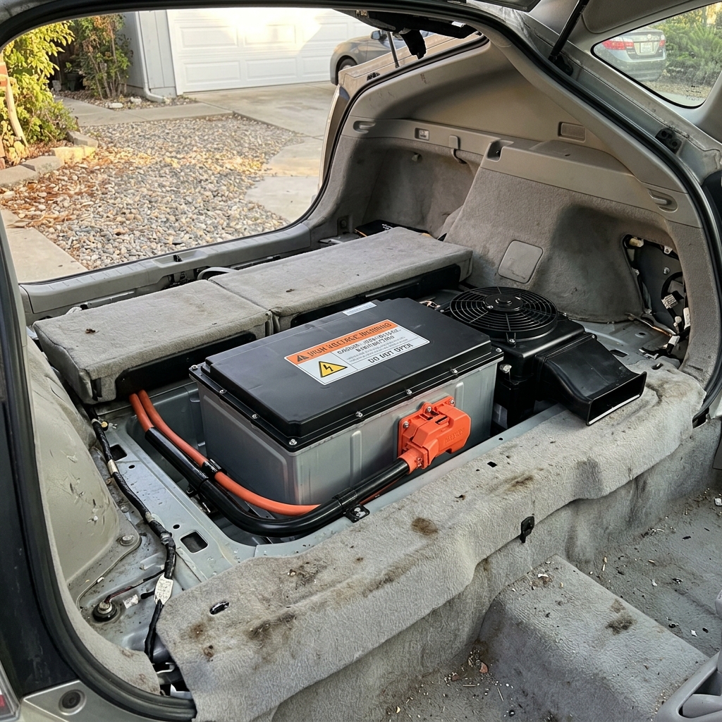 Brand new Toyota Prius NiMH hybrid battery pack ready for installation