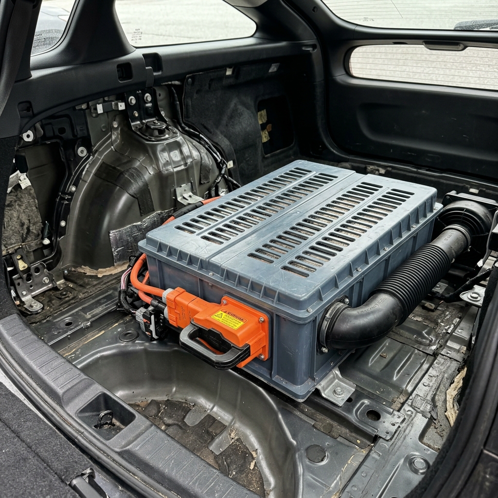 Hybrid battery pack inside vehicle 202609050304